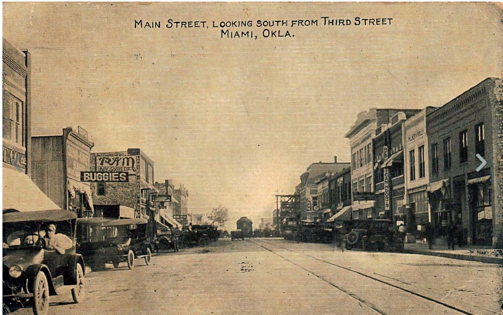 1920_main_street_looking_south – Miami, Oklahoma History