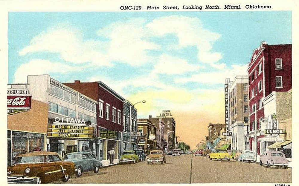 s_main_ottawa_theater_1955 – Miami, Oklahoma History